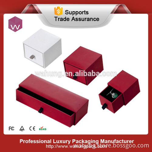 Fashion Custom Cardboard Jewelry Cardboard Gift Box Drawer Pull